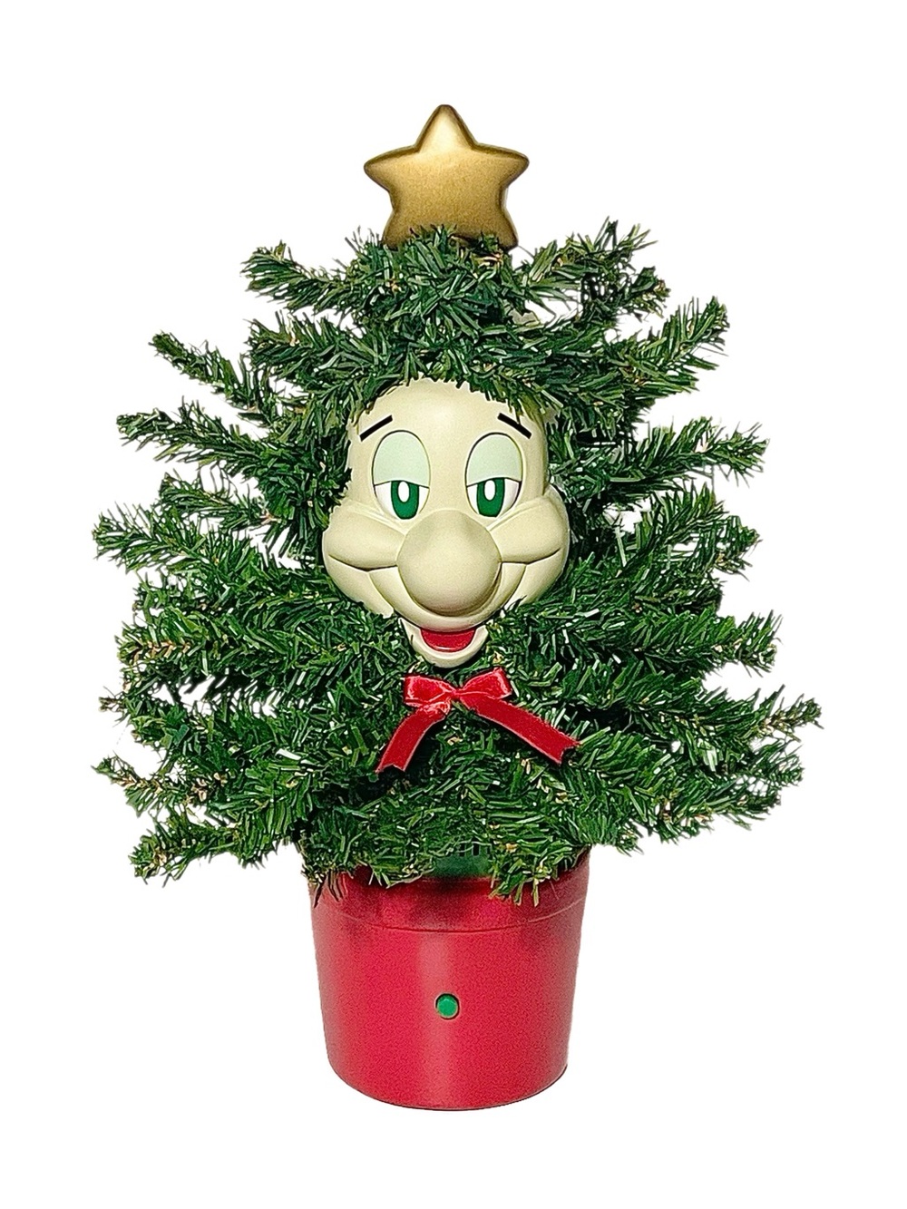 Vintage 1997 Telco Motionettes "The Pinecone Kid" Animated Christmas Tree